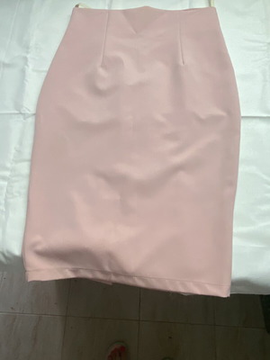 Knee-length skirt like new, pink, size S