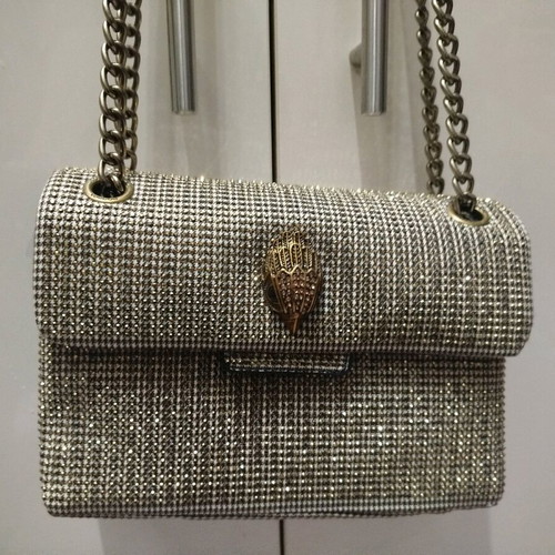 Kurt Geiger Kensington handbag like new, gold color