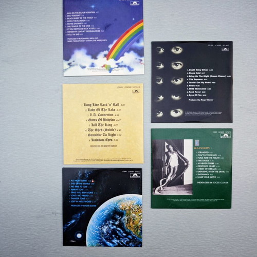 Rainbow 5 Original Albums Box Set used, 5 CD metal