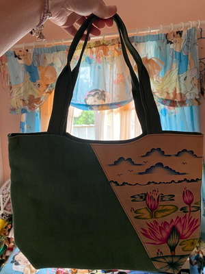 Shoulder bag like new, vintage, multicolored