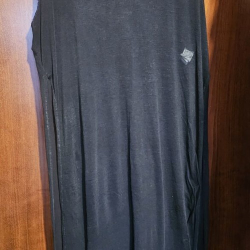 Pink Woman long blouse used, gray, side openings, size L