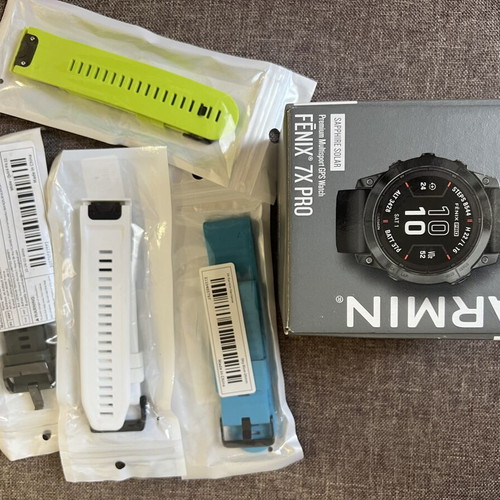 Garmin Fenix 7X Pro Solar Sapphire watch like new