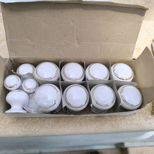 2" knobs with double gold line new