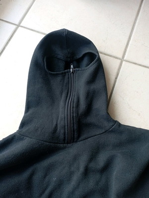 Full face sweatshirt used, black, unisex