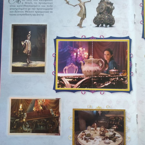 Panini album Beauty and the Beast used
