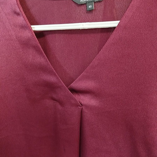 Burgundy blouse, like new
