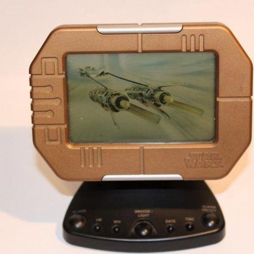 Star Wars alarm clock used