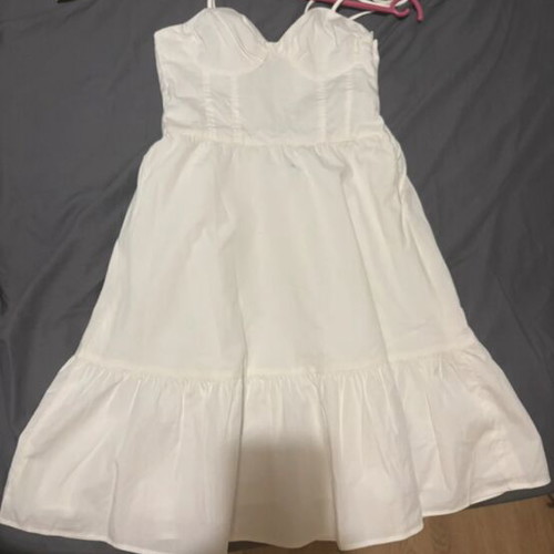 White dress H&M like new, size XS