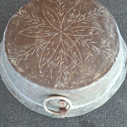 Copper pot vintage used, 700 grams, decorative