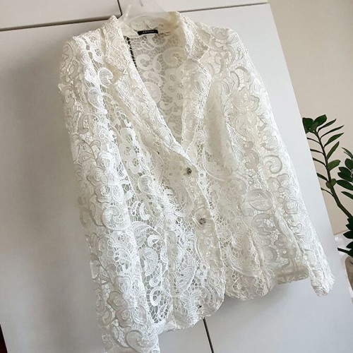 Morgan lace jacket new, size M, white