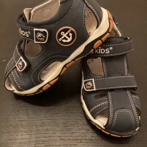 IQ KIDS leather sandals, size 28, blue