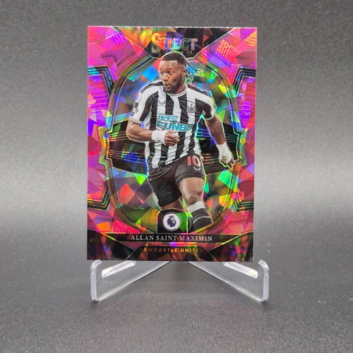 2022 Select Premier League Terrace Pink Ice Prizm Allan Saint-Maximin #73 Newcastle United card