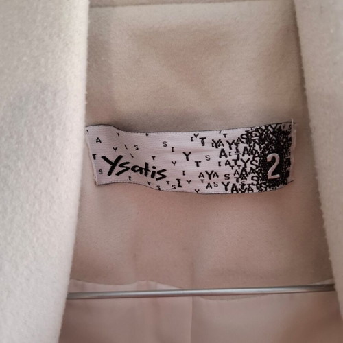 YSATIS White Ecru Jacket used, double button detail, size L