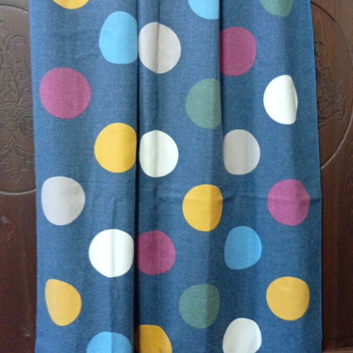 Scarf H&B 100% viscose like new, multicolor polka dots