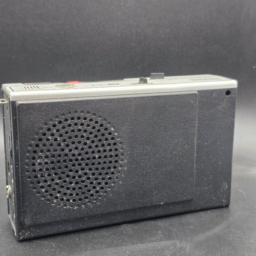 National Panasonic RQ-212 Retro Cassette Player used with Metal Case