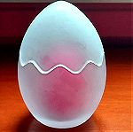  Πασχαλινο διακοσμιτικό αυγό από καθαρό γυαλί