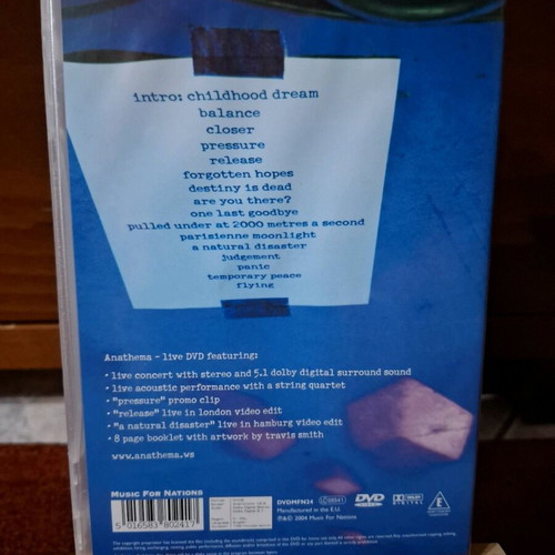 Anathema - Where You There? DVD like new, metal