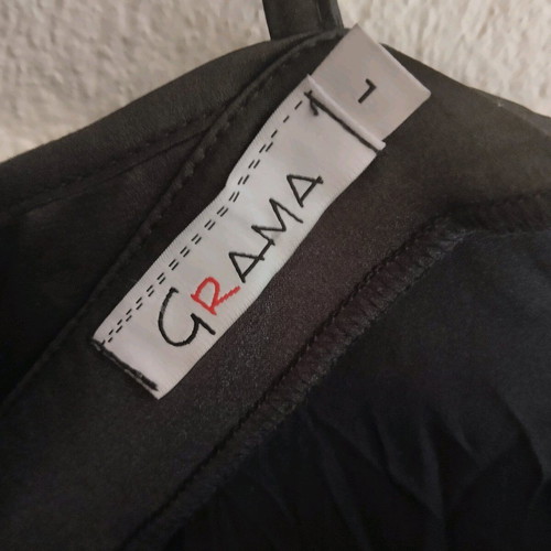 Grama satin dress like new, black, size L