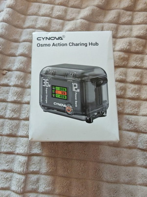 CYNOVA Osmo Action Charging Hub за DJI Osmo Action 3 4 5 Pro, нов