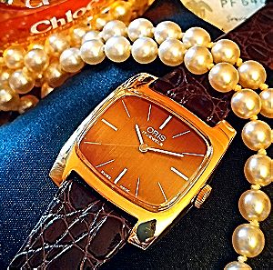 Oris Swiss Vintage 1965-75 -  Gold Plated - Γυναικείο κουρδιστό ρολόι χειρός.