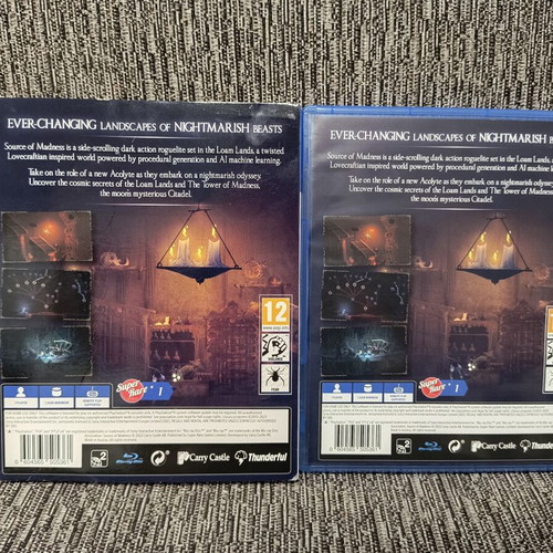 Source of Madness PS4 game, excellent condition