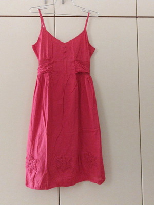 Chilli Pepper dress fuchsia like new, size S, cotton