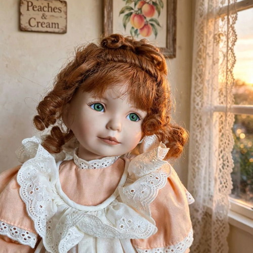 Dianna Effner Peaches and Cream porcelain doll