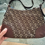 DKNY bag like new, brown