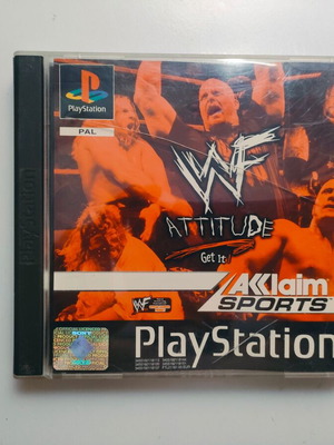 Wwf Attitude PlayStation PS1 game used, fully functional