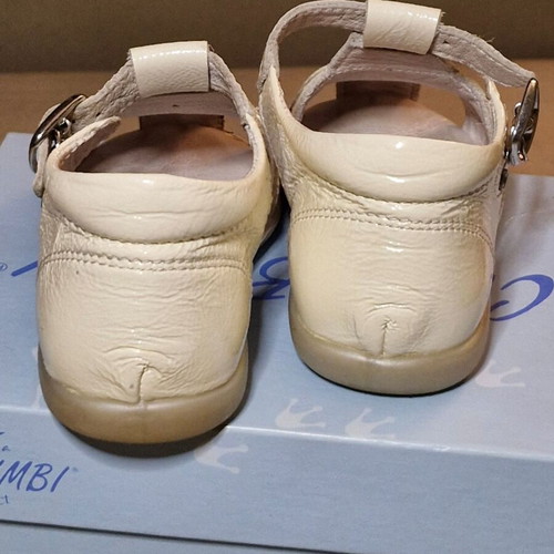 Ciao Bimbi children's sandals size 22 used, white with floral design