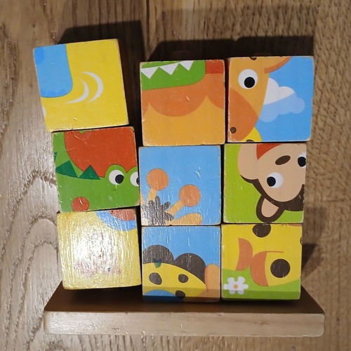 Tooky Toy ξύλινο παζλ με ζωάκια μεταχειρισμένο