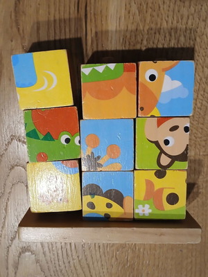 Tooky Toy ξύλινο παζλ με ζωάκια μεταχειρισμένο