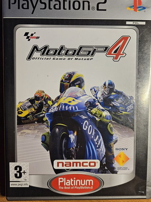 MotoGP 4 PS2 Platinum Edition used, racing simulation game