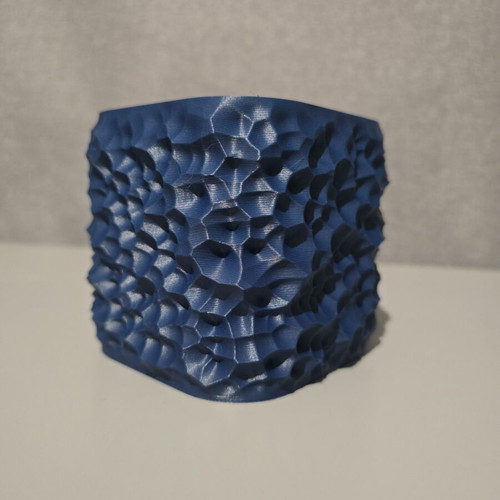 3D printed planter blue dark, like new