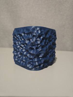 3D printed planter blue dark, like new