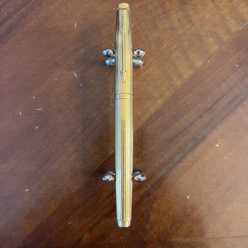 Parker 75 fountain pen like new, 14k gold nib BB tip