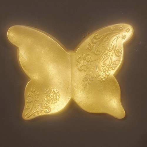Decorative butterfly wall art 13x8 cm gypsum new