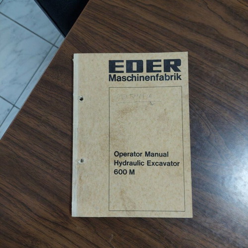 EDER 600M (1978) manual like new