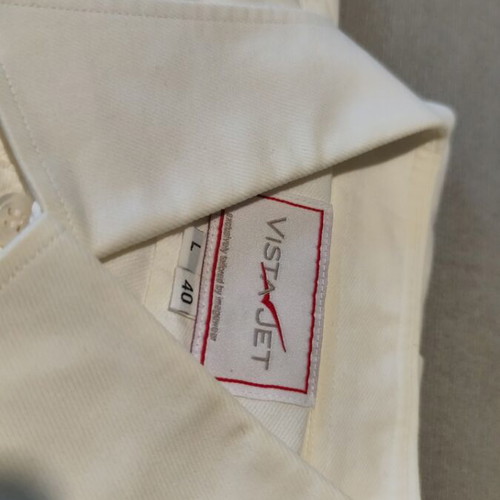 Pilot shirts used, 5 short sleeve and 4 long sleeve, size L, 100% cotton