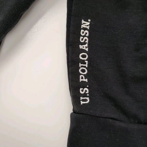 U.S. Polo Assn. jacket used, black, size 116 for 5 years old