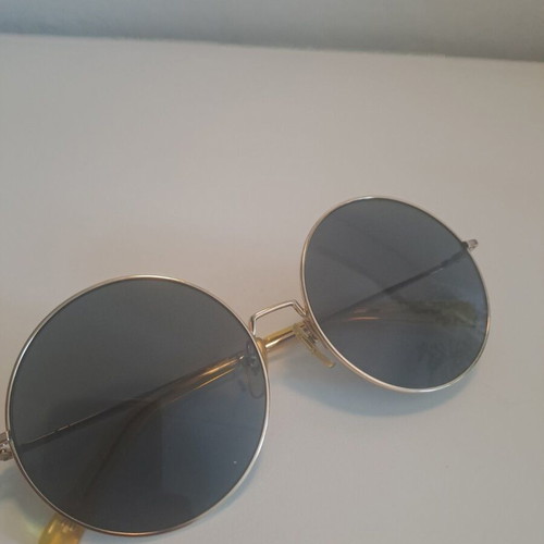 Anderne sunglasses used, large round, green and yellow