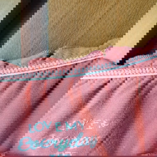 Μπλούζα κοντομάνικη πορτοκαλί καινούργια, μακό, μέγεθος L