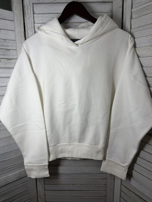 Noobass Women's Oversized Summer Hoodie white like new