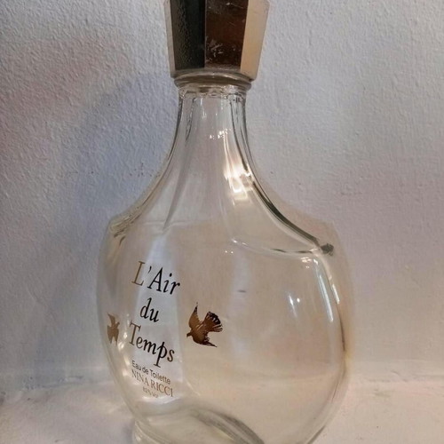 L'air du Temps Nina Ricci Eau de toilette used, large collectible 425 ml bottle