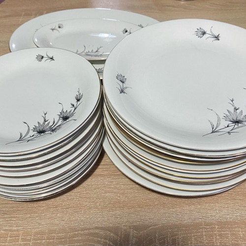 Porcelain service set like new, 24 pieces, Greek origin