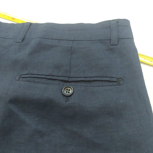 Men's linen pants XL like new, dark navy blue