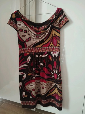 BCBGMAXAZRIA dress used, mini, size extra small, multicolor