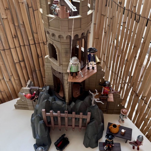 Playmobil 3665 Baron's Battle Tower used medieval playset 1993