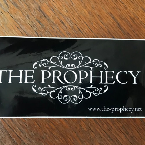 promo sticker/flyer: The Prophecy, Into the light, doom metal collectible lp vinyl my dying