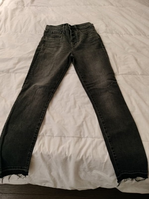 Gap women's jeans like new, size 26, black and gray